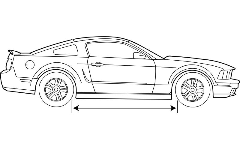Measuring your vehicles tire spread for QuickJack
